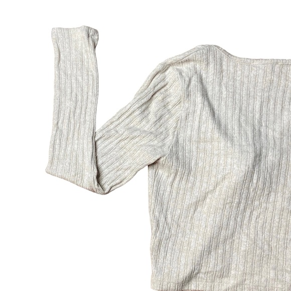 TopShop Crop Sweater Open Front With Tie Size XS - Picture 14 of 16